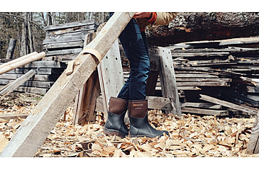 Image of Dryshod Haymaker Mid Farm Boot - Mens, Brown/Peanut, 10, HAY-MM-BR-010