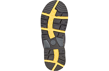 Image of Dryshod Steel-Toe Adjustable Gusset Work Boot, Black/Yellow, 16, STG-UH-BK-016