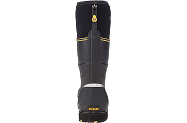 Image of Dryshod Steel-Toe Max Hi Protective Work Boot - Mens, Black/Yellow, 10, STM-UH-BK-010