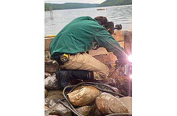 Image of Dryshod Steel-Toe Max Hi Protective Work Boot - Mens, Black/Yellow, 10, STM-UH-BK-010