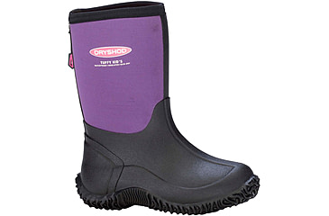 Image of Dryshod Tuffy Sport Boot - Kids, Black/Purple, 11, TUF-KD-PP-011