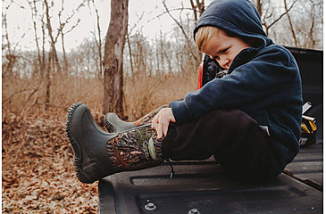 Image of Dryshod Tuffy Sport Boot - Kids, Camo/Timber, 13, TUF-KD-CM-013