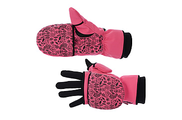 Image of DSG Outerwear Flip-Top 4.0 Mitten with Glove Liner - Womens, Blaze Pink, Large, 518128