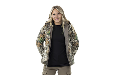 Image of DSG Outerwear Reversible Puffer Jacket - Womens, Mossy Oak Bottomland/Stone, 2XS, 51144