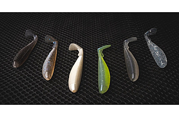 Image of Duckett Fishing 4.5 Subtle Tail Soft Bait, 4.5in, White Pearl, MXST4.5 WP