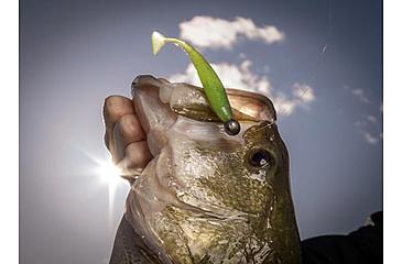 Image of Duckett Fishing 4.5 Subtle Tail Soft Bait, 4.5in, White Pearl, MXST4.5 WP