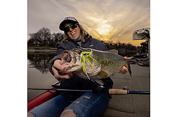 Image of Duckett Fishing BD Double Willow Spinnerbait, 3/4oz, White Chartreuse, BDSBDW3/4 WC