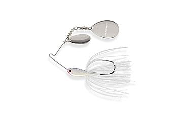Image of Duckett Fishing BD Water Slash Double Colorado Spinnerbait, Special White, 3/8 oz, MXWSDC3/8 SW