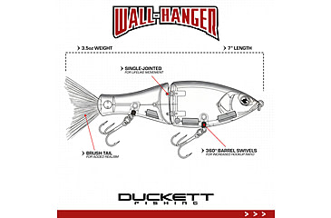 Image of Duckett Fishing Wall Hanger Glide Hard Bait