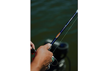 Image of Duckett Fishing Jacob Wheeler Signature Series 2.0 Fast Casting Rod, Medium Heavy, White/Blue, 7 ft 2 in, DFJWT72MH-C