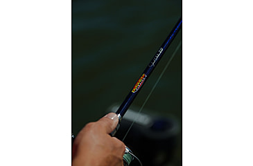 Image of Duckett Fishing Jacob Wheeler Signature Series 2.0 Fast Casting Rod, Medium Heavy, White/Blue, 7 ft 2 in, DFJWT72MH-C