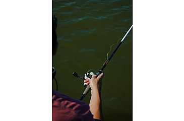 Image of Duckett Fishing Jacob Wheeler Signature Series 2.0 Fast Casting Rod, Medium Heavy, White/Blue, 7 ft 2 in, DFJWT72MH-C