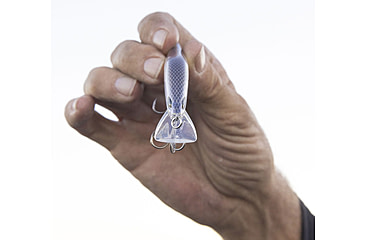 Image of Duckett Fishing Reveal Forward Facing Sonar Jerkbait, 4.5in, 3/4oz, Gray Albino, DBRJ 3/4 GA