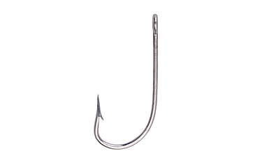 Image of Eagle Claw OShaughnessy Hook,Non-Offset,Ringed Eye,Forged,Stainless Steel,A-Pack Hooks 254SSA-5/0