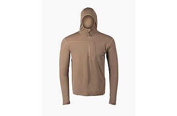 Image of Eberlestock Lochsa 1/2 Zip Hoodie - Mens, Dry Earth, Medium, L12EM