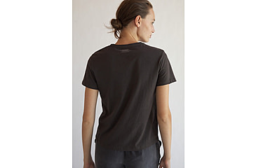 Image of Ecoalf Becausalf T-Shirt - Womens, Asphalt, Extra Small, GATSBECAU8032WW21-303-XS