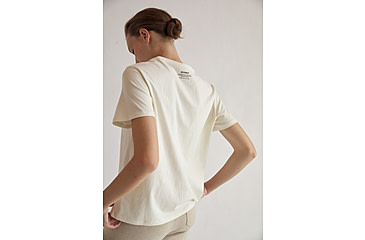 Image of Ecoalf Becausalf T-Shirt - Womens, Light Beige, Large, GATSBECAU8032WW21-050-L