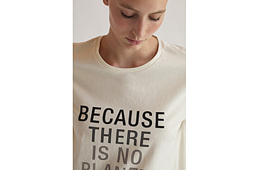 Image of Ecoalf Becausalf T-Shirt - Womens, Light Beige, Large, GATSBECAU8032WW21-050-L