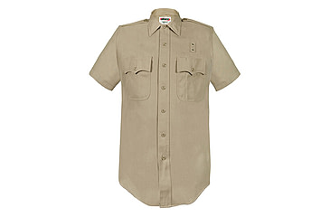 Image of Elbeco LA County Sheriff Short Sleeve Poly/Wool Shirt - Mens, 18.5 in, Silver Tan, 5030-18.5
