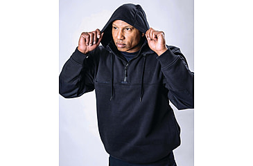 Image of Elbeco Shield Hooded Job Shirt-midnight Navy - 3734-M