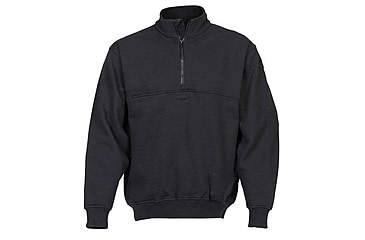 Image of Elbeco Shield Job Shirt Navy, Tall Twill Collar - T3732-2XL