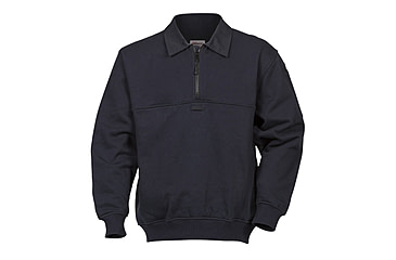 Image of Elbeco Shield Job Shirt Navy, Tall Twill Collar - T3732-3XL