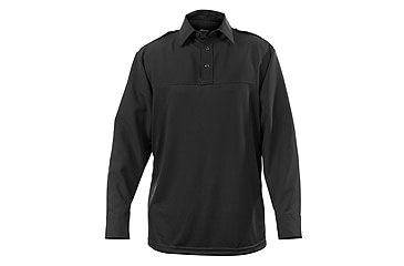 Image of Elbeco UV1 CX360 Undervest Long Sleeve Shirt - Mens, Black, 16.5in Neck, 33in Length, UVS180-165-33