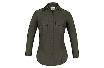 Image of Womens, Brown, TexTrop2 Long Sleeve Shirts, Ladies Choice, Zipper