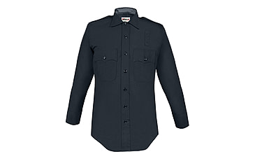 Image of Womens, Dark Navy, LAPD 100% Wool Long Sleeve Shirts