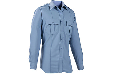 Image of Elbeco Womens Dutymaxx Ls Shirt, Medium Blue - 9586LCD-52