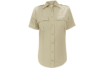 Image of Elbeco Womens Dutymaxx Ss Shirt, Silver Tan - 9782LCD-54