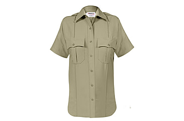 Image of Womens, Tan, Duty Maxx Short Sleeve, Without Creases