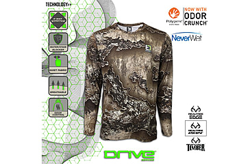 Image of Element Outdoors Drive Series Long-Sleeve Shirt - Mens, EXCAPE, X-LARGE, DS-LS-XL-EX