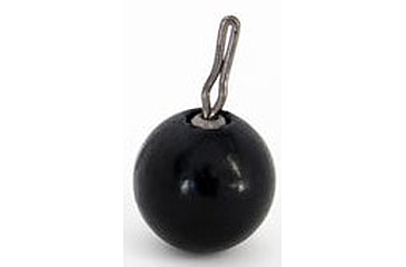 Image of Epic Baits Tungsten Round Drop Shot, 3 per Pack, Black, 1/4 oz, 1-4ozRoundDropShotBlack-Q3