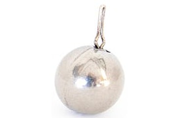 Image of Epic Baits Tungsten Round Drop Shot, 4 per Pack, Plain, 1/8 oz, 1-8ozRoundDropShotPlain-Q4