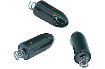 Image of Epic Baits Tungsten Round Drop Shot, 4 per Pack, Watermelon/Red, 3/16 oz, 3-16ozscreww-red