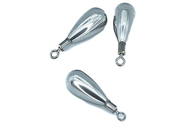 Image of Epic Baits Tungsten Tie-On Tear Drop Shot, 4 per Pack, Plain, 3/16 oz, 3-16ozTie-OnTearDrop-Plain
