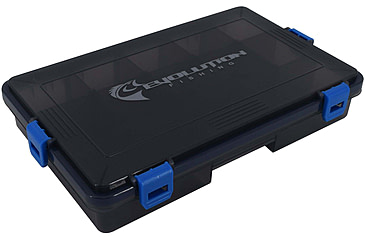 Image of Evolution Outdoor 3600 4-Latch Waterproof Tackle Tray, Blue, 31024-EV
