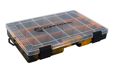 Image of Evolution Outdoor 3600 Fishing Drift Series Colored Tackle Tray, Orange/Black, 3600, 36006-EV