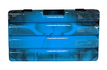 Image of Evolution Outdoor 3700 Fishing Drift Series Colored Tackle Tray, Blue/Black, 3700, 37002-EV