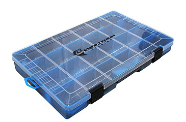 Image of Evolution Outdoor 3700 Fishing Drift Series Colored Tackle Tray, Blue/Black, 3700, 37002-EV