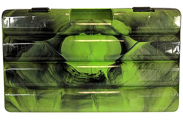 Image of Evolution Outdoor 3700 Fishing Drift Series Colored Tackle Tray, Green/Black, 3700, 37000-EV