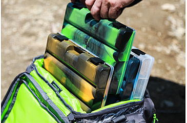 Image of Evolution Outdoor 3700 Fishing Drift Series Colored Tackle Tray, Green/Black, 3700, 37000-EV