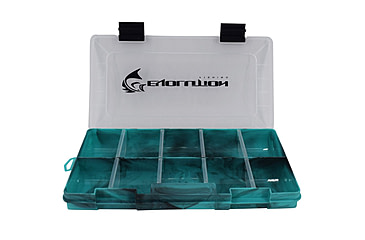 Image of Evolution Outdoor Drift Series 3500 Colored Tackle Tray, Seafoam Green/Black, 3500, 35017-EV