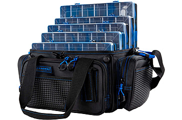 Image of Evolution Outdoor Horizontal 3600 Drift Series Tackle Bags, Blue/Black, H36012-EV