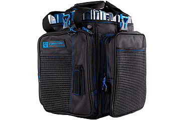 Image of Evolution Outdoor Vertical 3700 Drift Series Tackle Bags, Blue/Black, V37013-EV