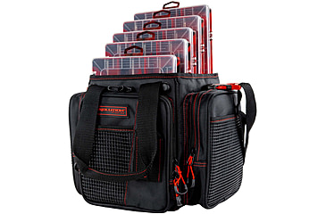 Image of Evolution Outdoor Vertical 3700 Drift Series Tackle Bags, Red/Black, V37015-EV