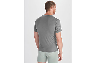 Image of ExOfficio Everyday Crew Tee - Mens, Grey Heather, Small, E14107-9310-S