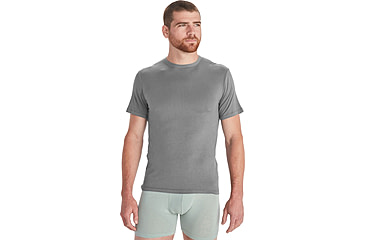 Image of ExOfficio Everyday Crew Tee - Mens, Grey Heather, Small, E14107-9310-S