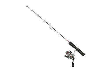 Image of Favorite Fishing Army Ice Rod Combo, 28in, Medium Light, Black/Red, ARICE-281ML